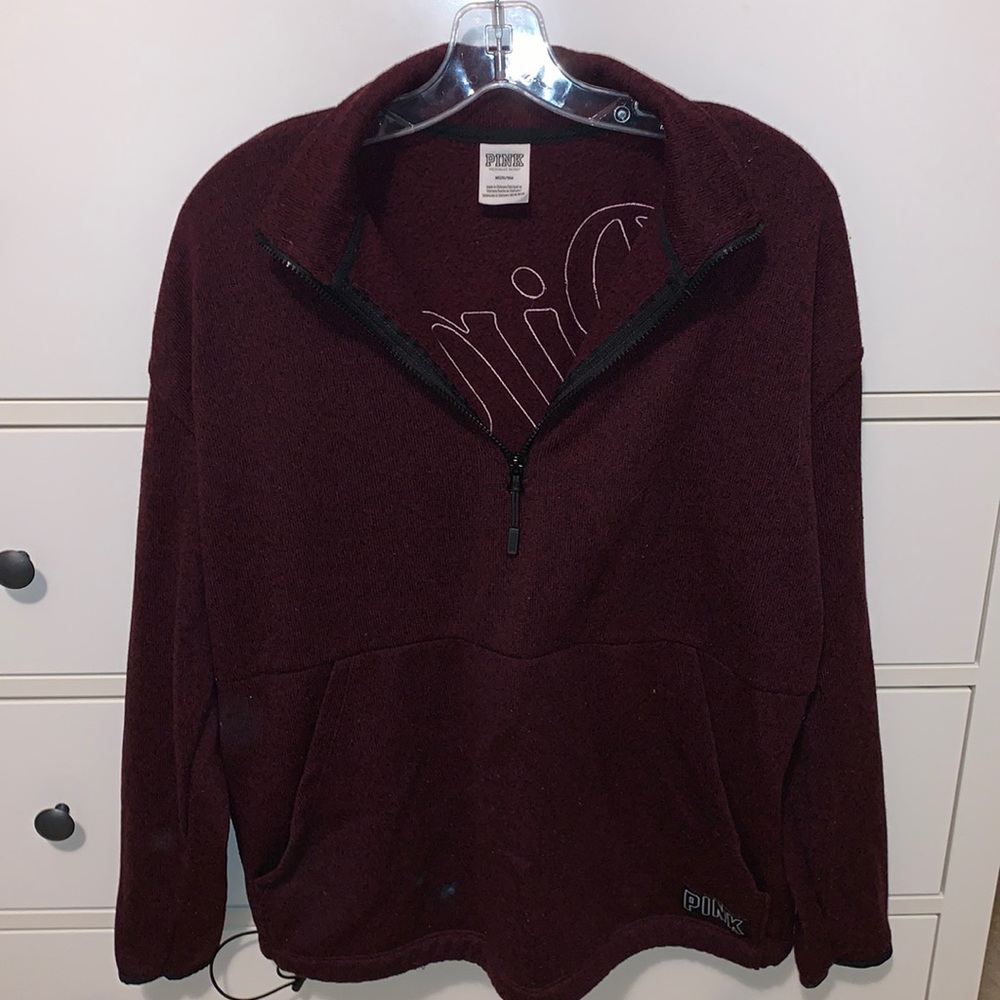 PINK Victoria Secret Quarter Zip hoodie